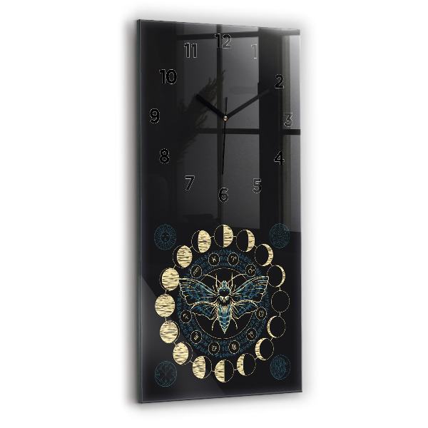 Orologio verticale Fasi lunari e insetti