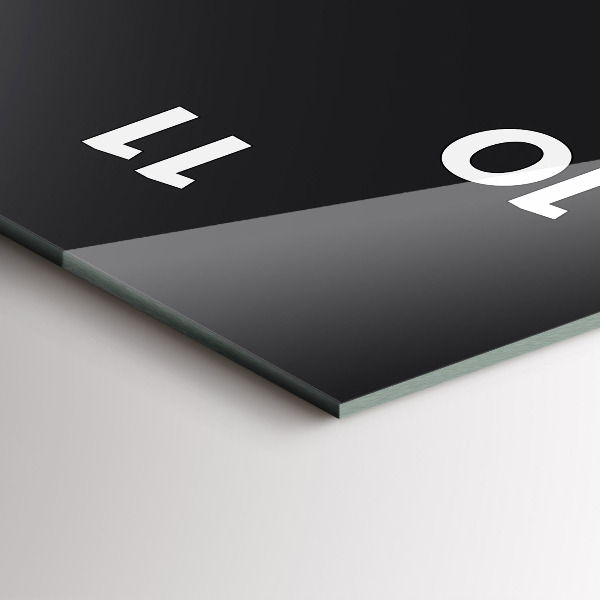 Orologio verticale in vetro Fasi lunari