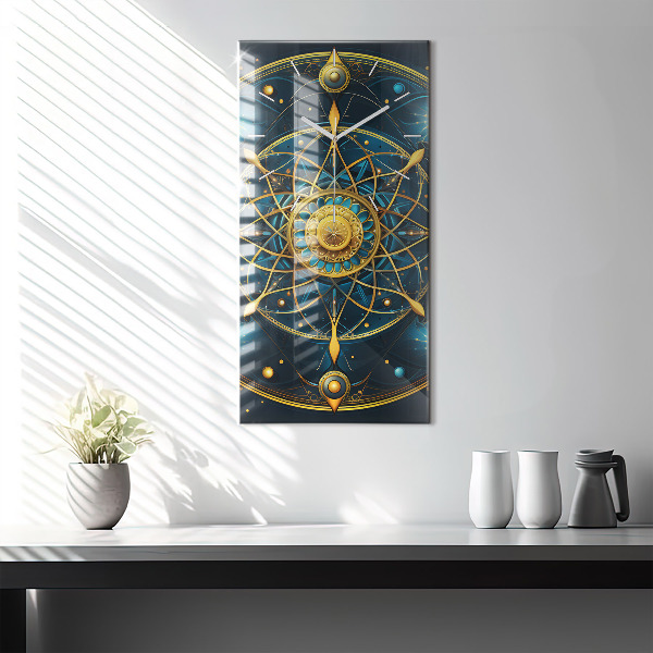 Orologio verticale in vetro Orologio oroscopo