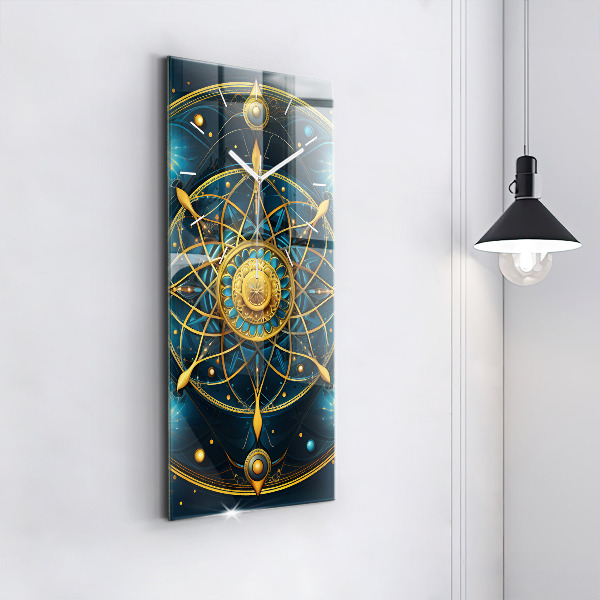 Orologio verticale in vetro Orologio oroscopo
