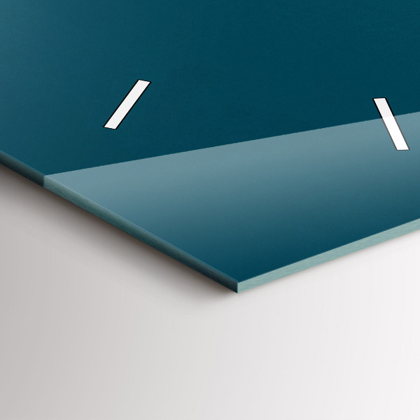 Orologio verticale in vetro Tramonto in montagna