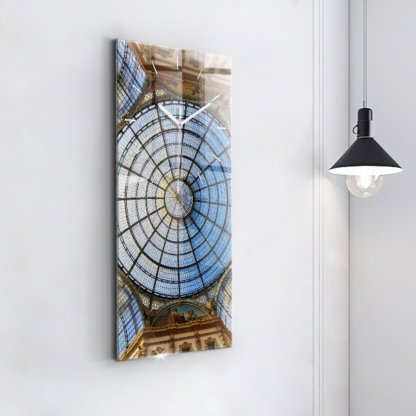 Orologio verticale in vetro Centro commerciale a Milano