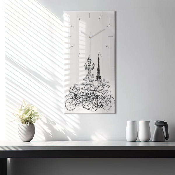 Orologio verticale Disegno gara ciclistica