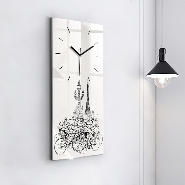 Orologio verticale Disegno gara ciclistica