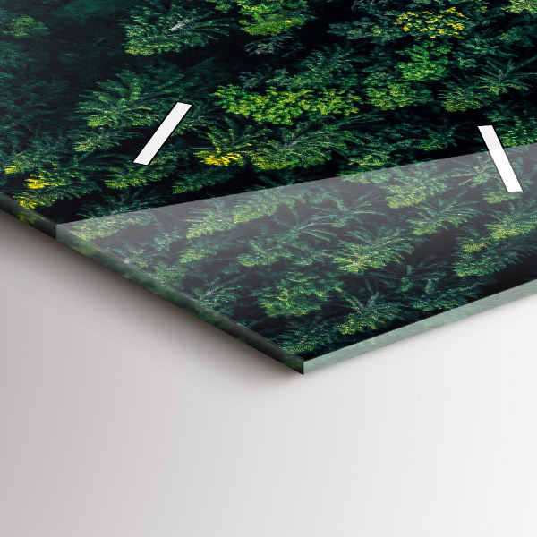 Orologio verticale La foresta vista dall'alto