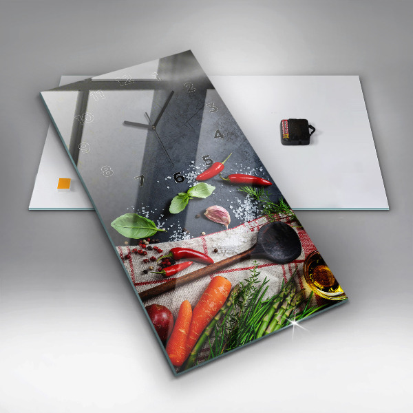 Orologio verticale Verdure