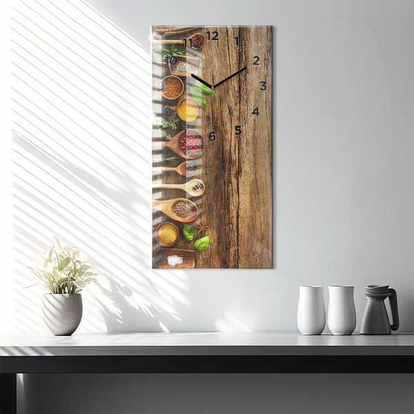 Orologio verticale Cucchiai di spezie