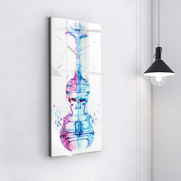 Orologio verticale Lago del parco del violoncello