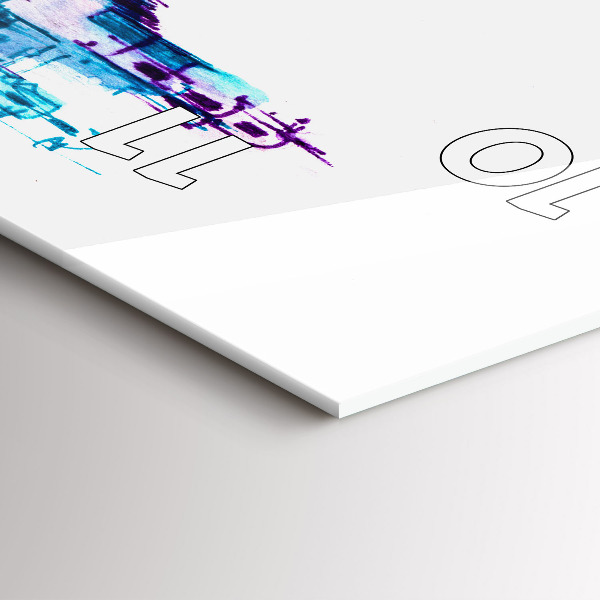 Orologio verticale Lago del parco del violoncello