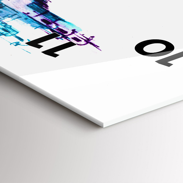 Orologio verticale Lago del parco del violoncello