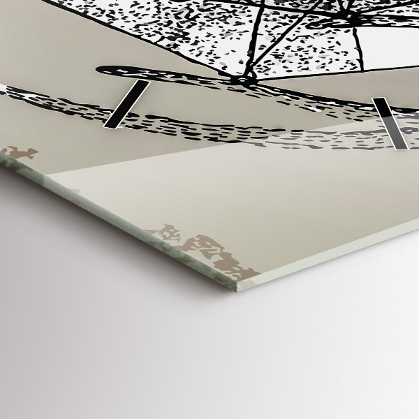 Orologio verticale Testa di cervo