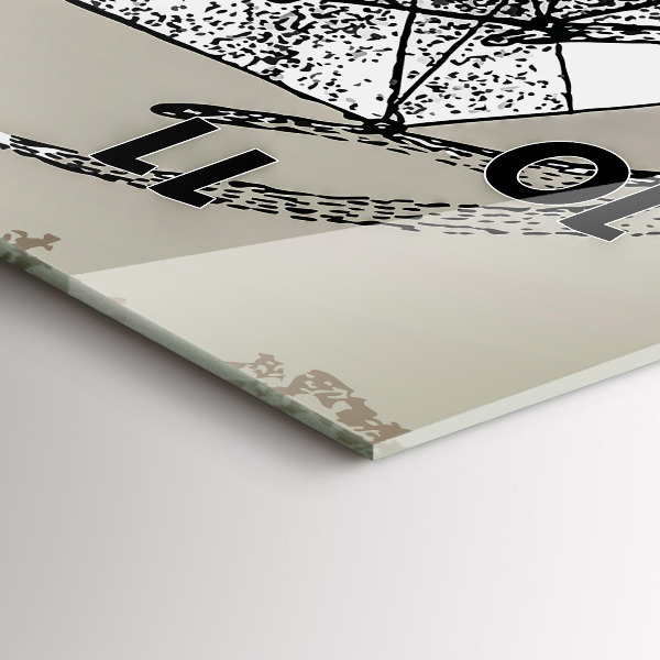 Orologio verticale Testa di cervo