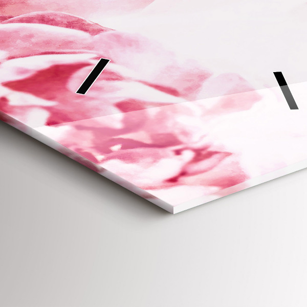 Orologio verticale Fiori che sbocciano