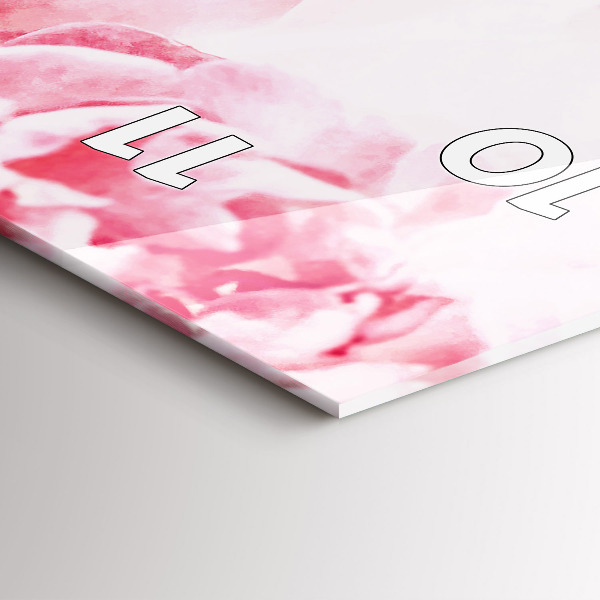 Orologio verticale Fiori che sbocciano