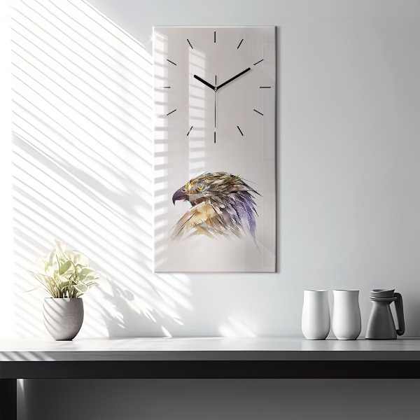 Orologio verticale Uccello predatore