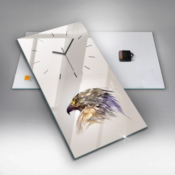 Orologio verticale Uccello predatore