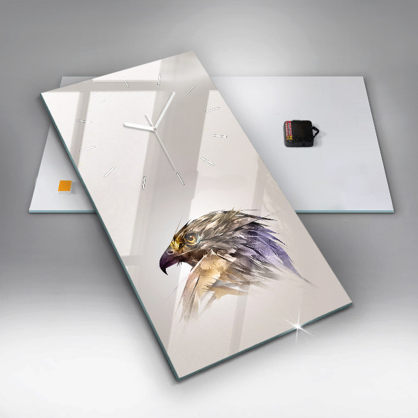 Orologio verticale Uccello predatore