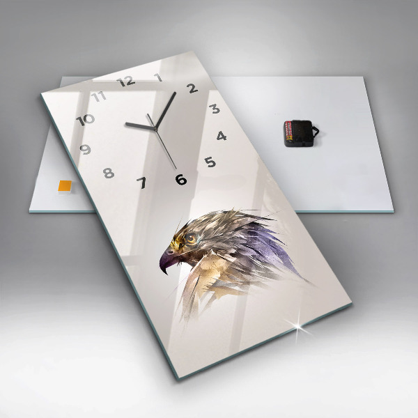 Orologio verticale Uccello predatore