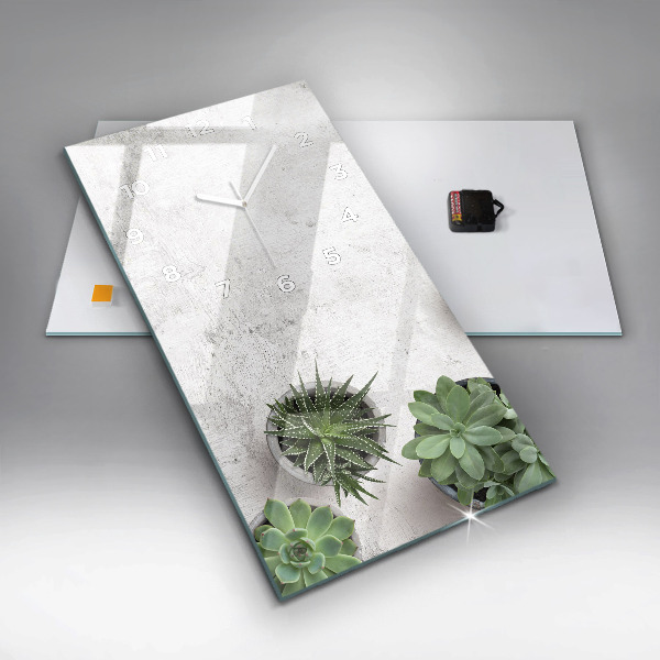 Orologio verticale Piante ornamentali