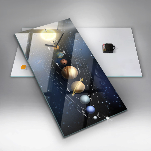 Orologio verticale Sistema solare