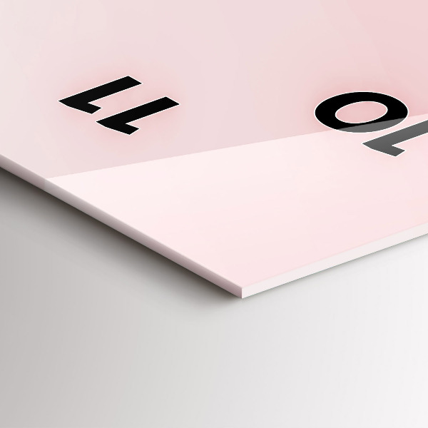 Orologio verticale La scritta Ama te stesso