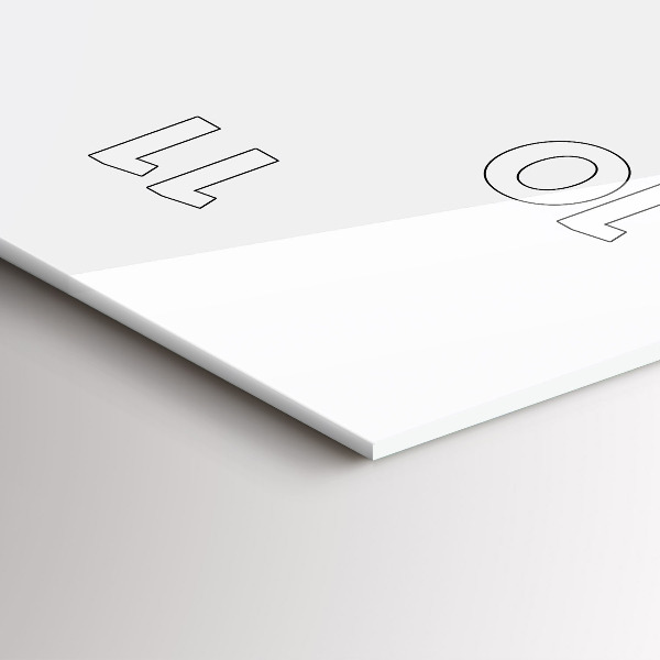 Orologio verticale La scritta Sii te stesso