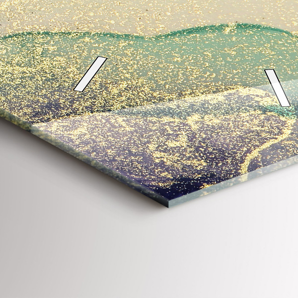 Orologio verticale Astrazione dei colori