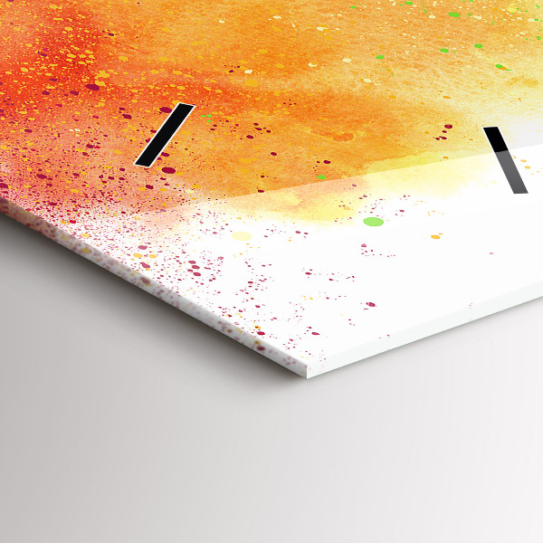 Orologio verticale Arcobaleno astratto