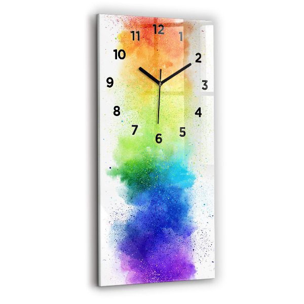 Orologio verticale Arcobaleno astratto