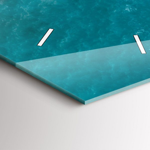 Orologio verticale in vetro Fiordi in Costa Blanca