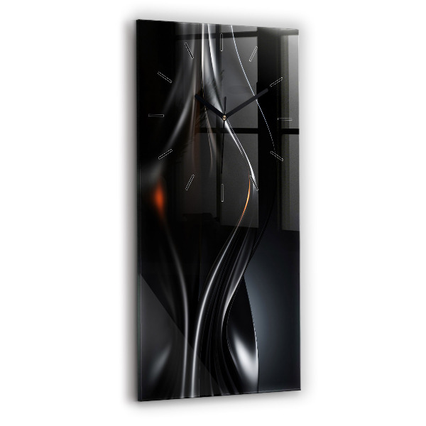 Orologio verticale in vetro Astrazione