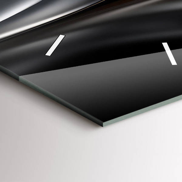 Orologio verticale in vetro Astrazione