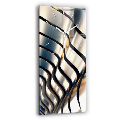 Orologio verticale in vetro Modello argento