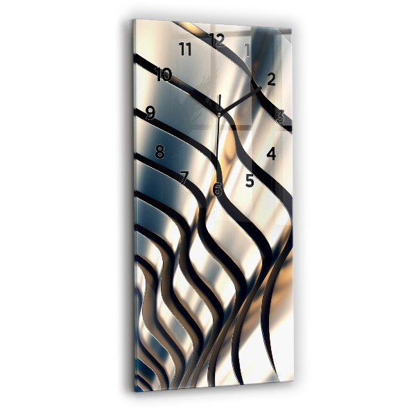 Orologio verticale in vetro Modello argento