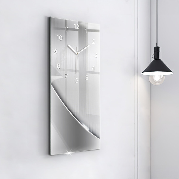 Orologio verticale in vetro Modello argento