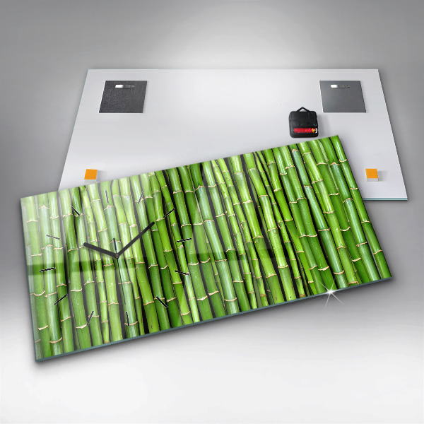 Orologio rettangolare Bambù asiatico