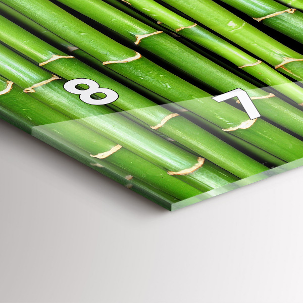 Orologio rettangolare Bambù asiatico