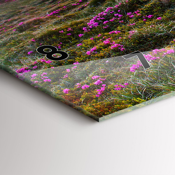 Orologio rettangolare Fiori dell'alba