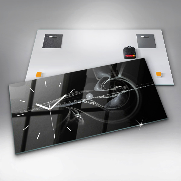 Orologio rettangolare Fumo astratto