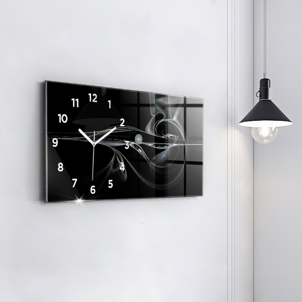 Orologio rettangolare Fumo astratto