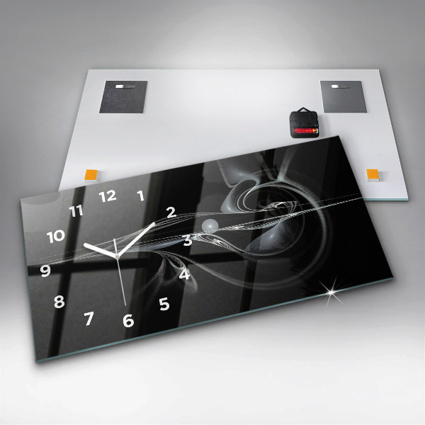 Orologio rettangolare Fumo astratto