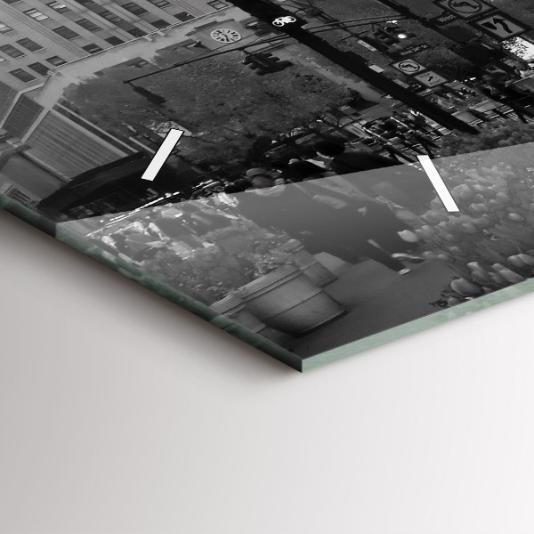 Orologio rettangolare Manhattan e i taxi