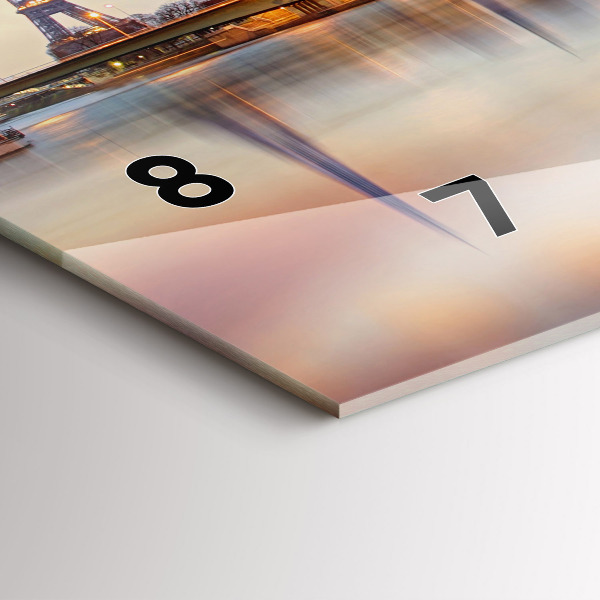 Orologi orizzontali Panorama con la Torre Eiffel