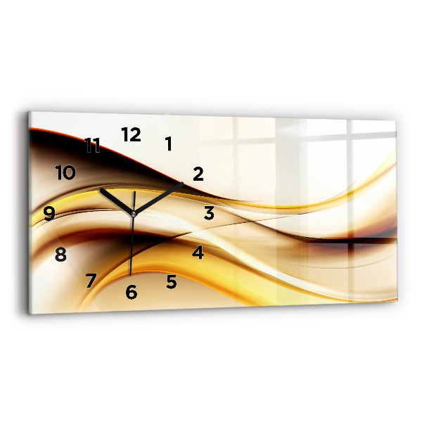 Orologio rettangolare Onda astratta