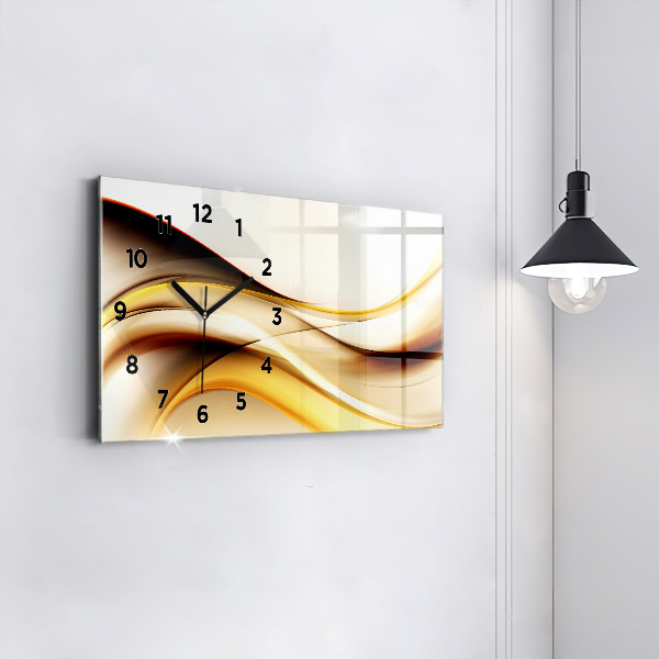 Orologio rettangolare Onda astratta