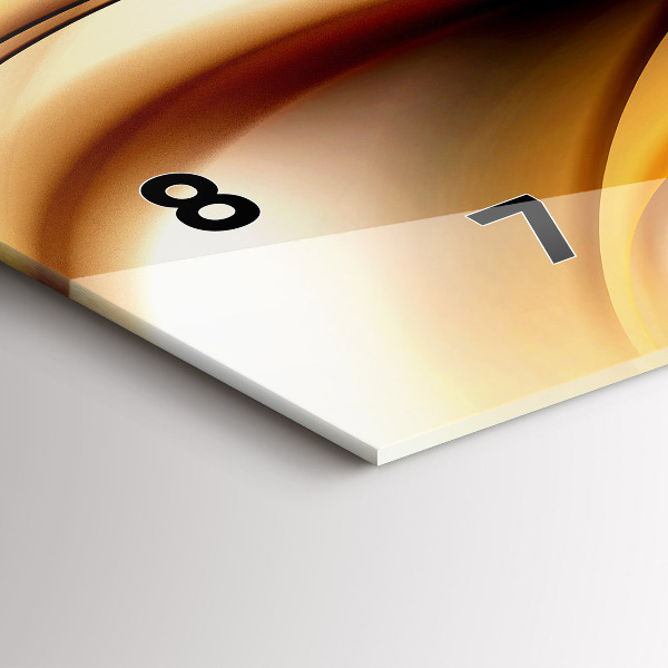 Orologio rettangolare Onda astratta