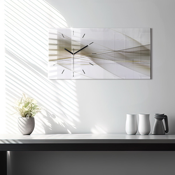 Orologio rettangolare Astrazione luminosa