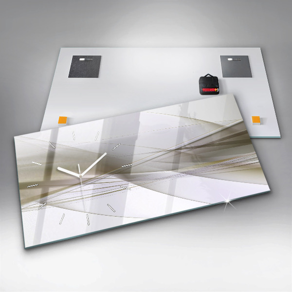 Orologio rettangolare Astrazione luminosa
