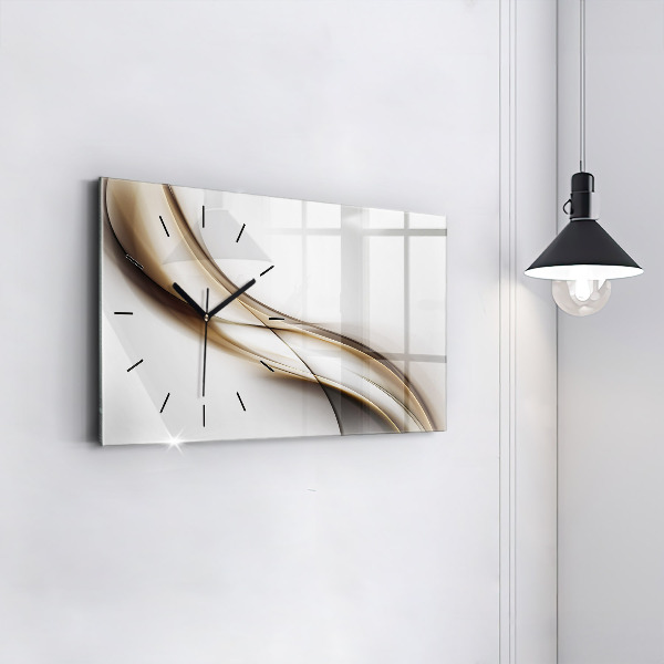 Orologio rettangolare Linee astratte
