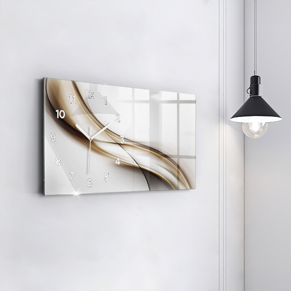Orologio rettangolare Linee astratte